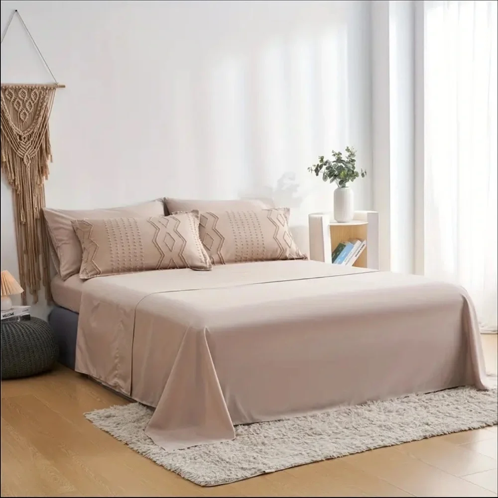 Beautiful Ivory Tan Bedding Set